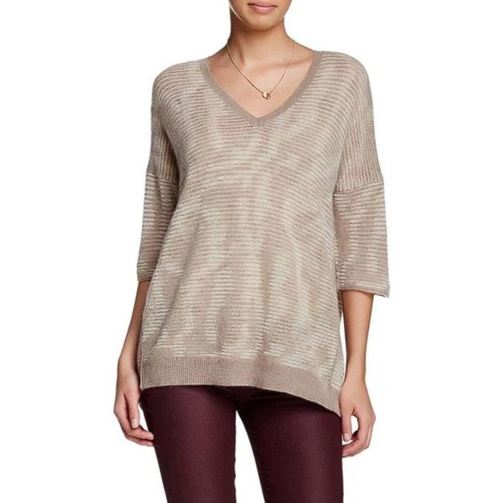 WHITE + WARREN Women's Cashmere Open Back Sweater